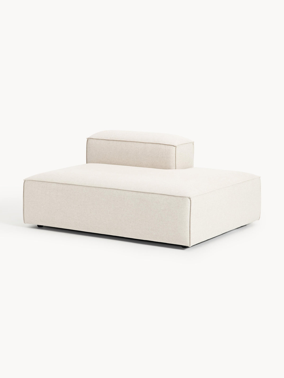 Lenfeld Linen Blend Ottoman Module
