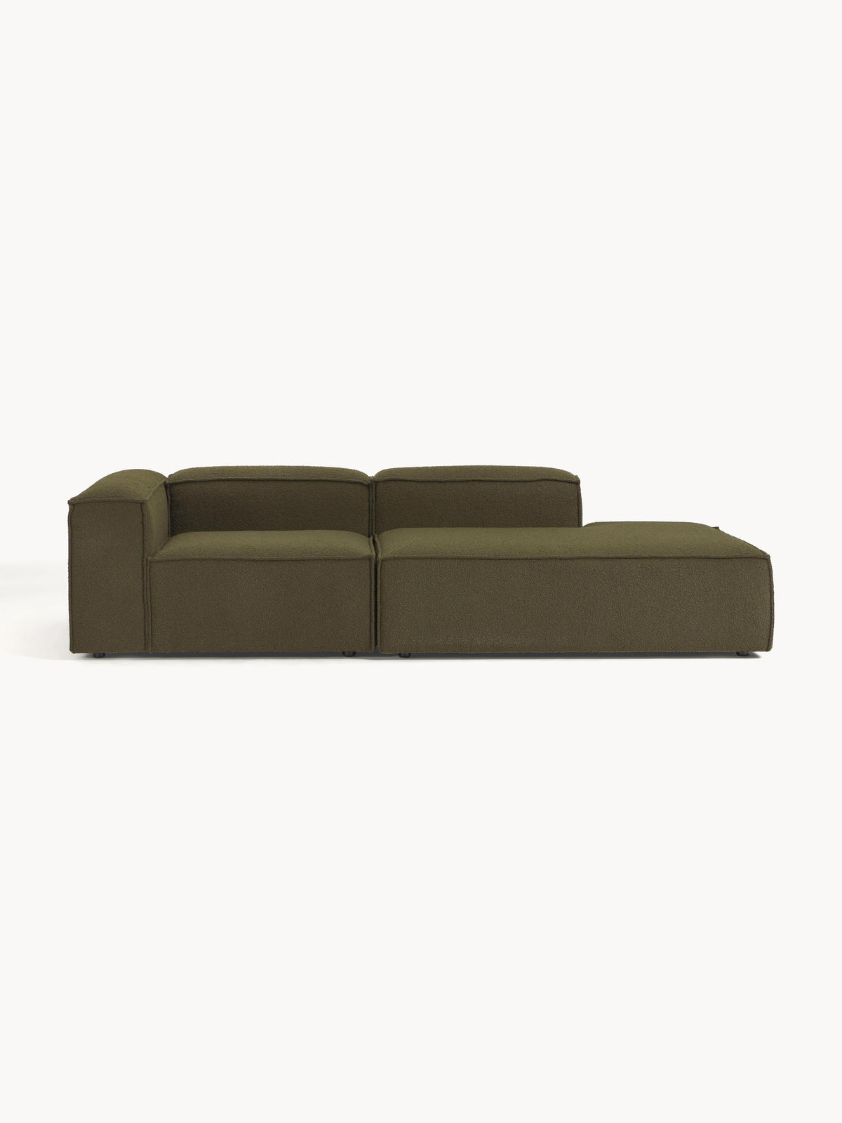 Lenfeld Modular Bouclé Ottoman