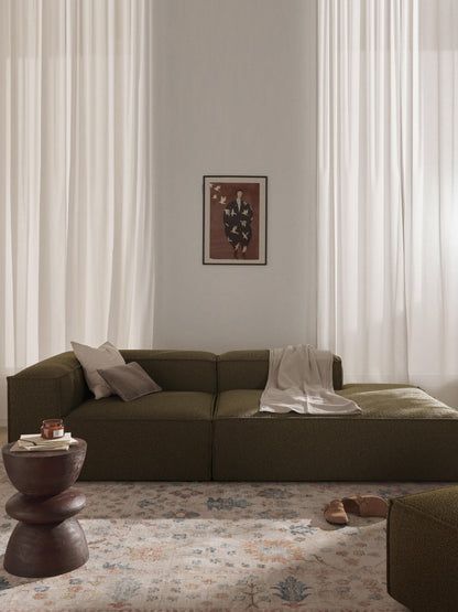 Lenfeld Modular Bouclé Ottoman