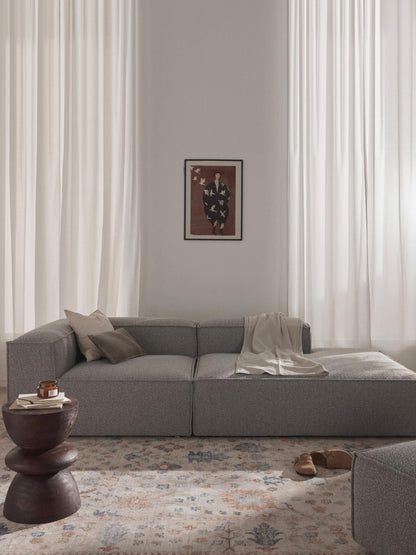 Lenfeld Modular Bouclé Ottoman