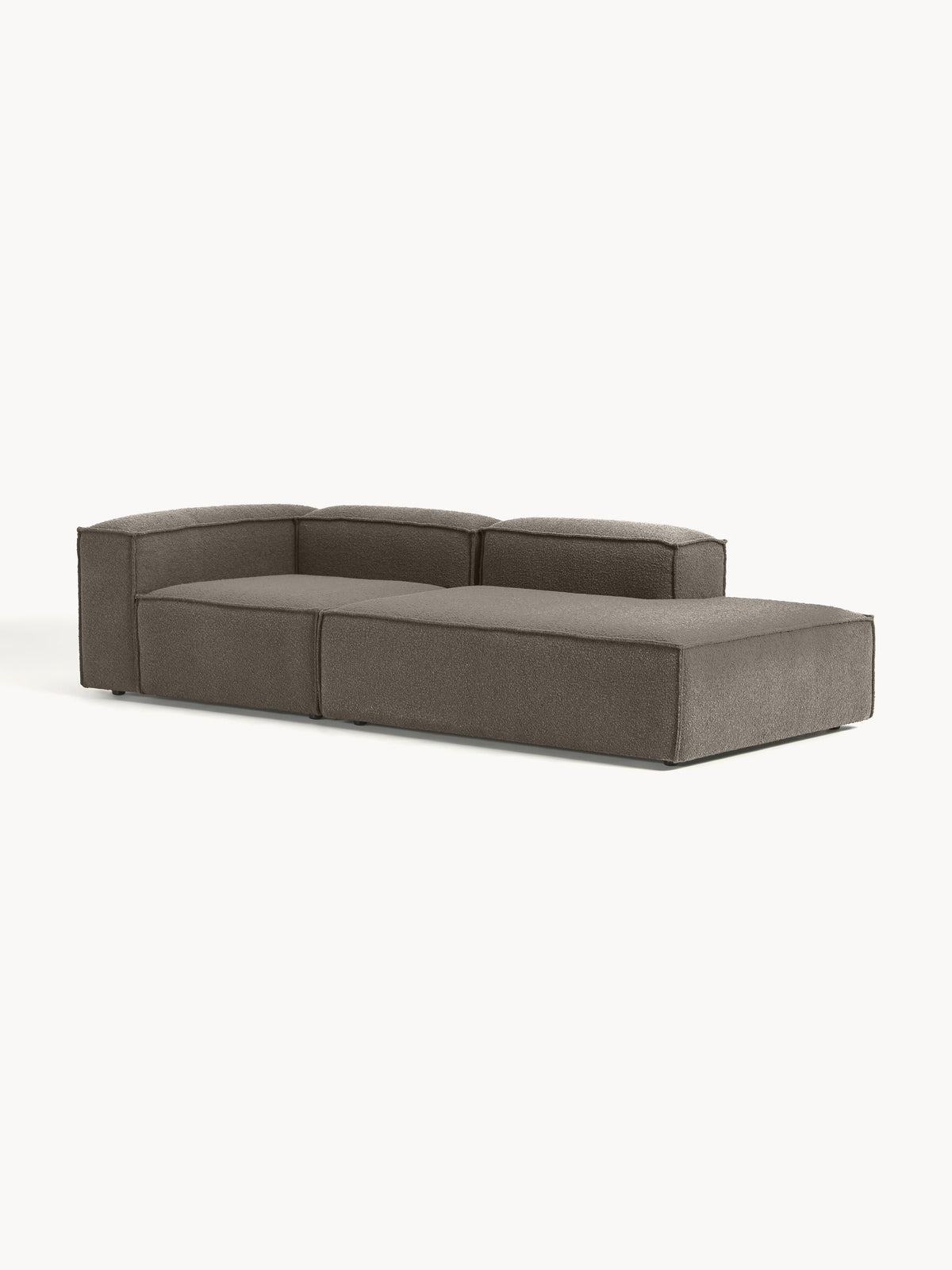 Lenfeld Modular Bouclé Ottoman