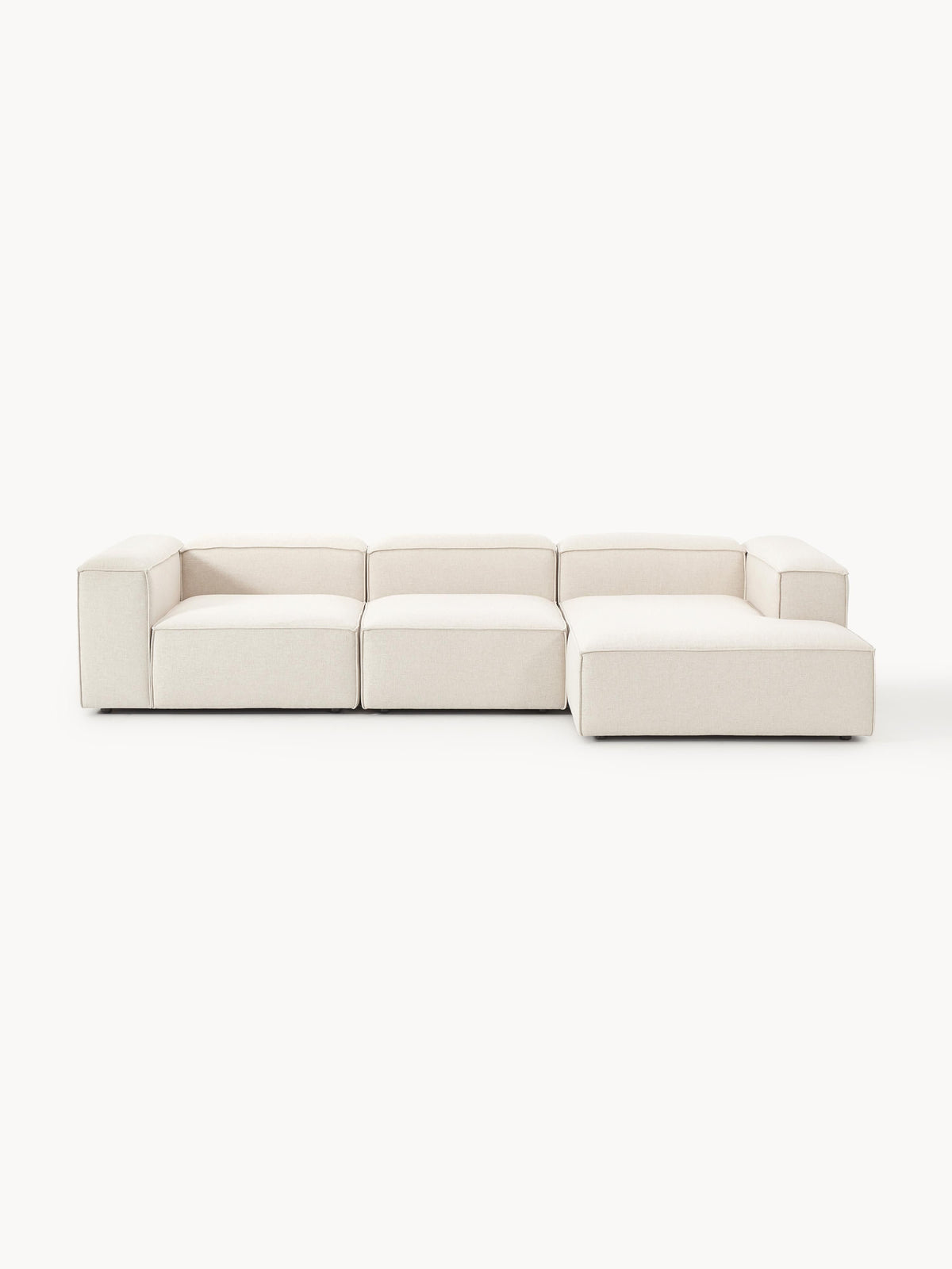 Lenfeld Modular Corner Sofa (4-Seater) in Linen Blend