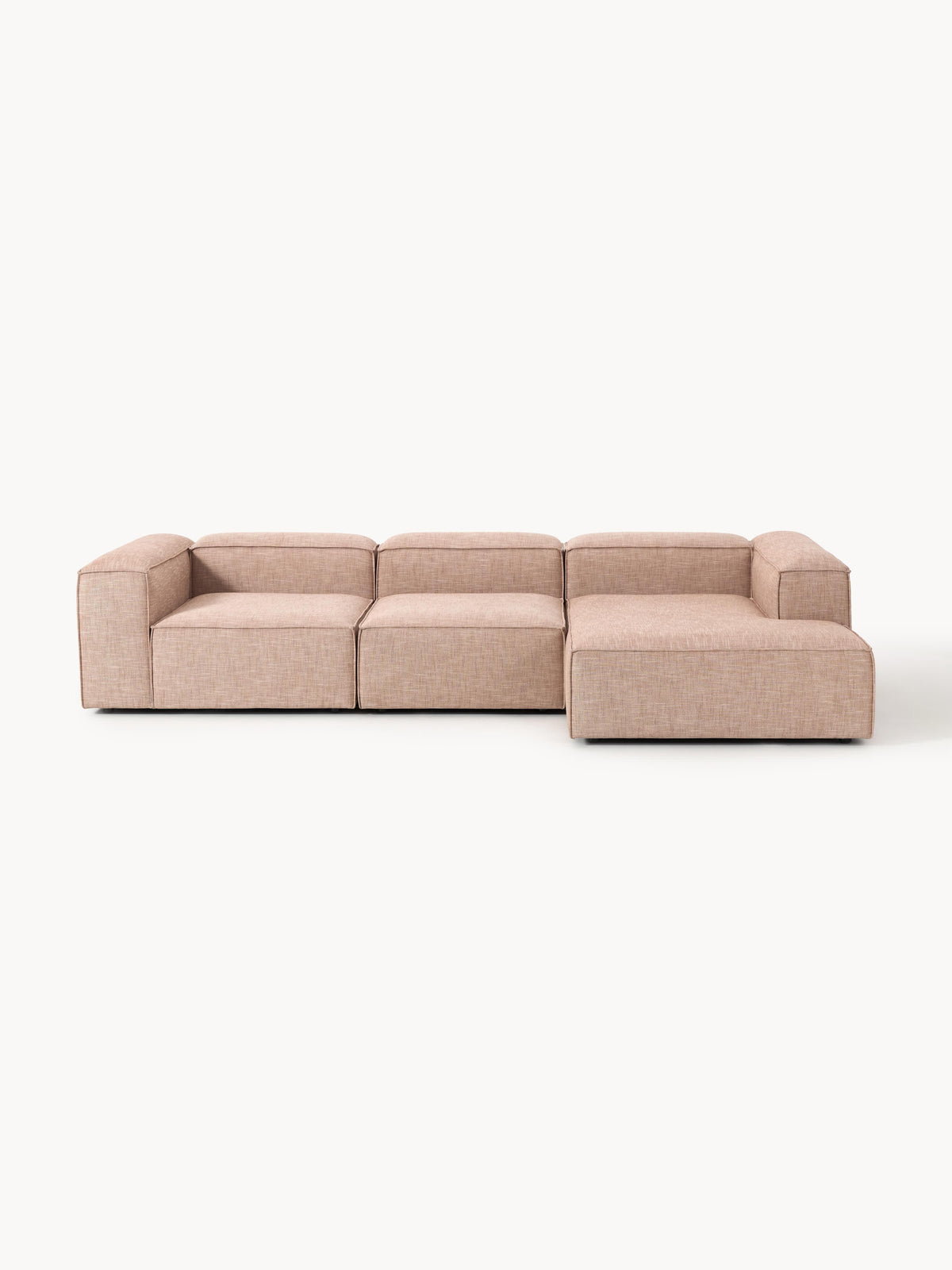 Lenfeld Modular Corner Sofa (4-Seater) in Linen Blend