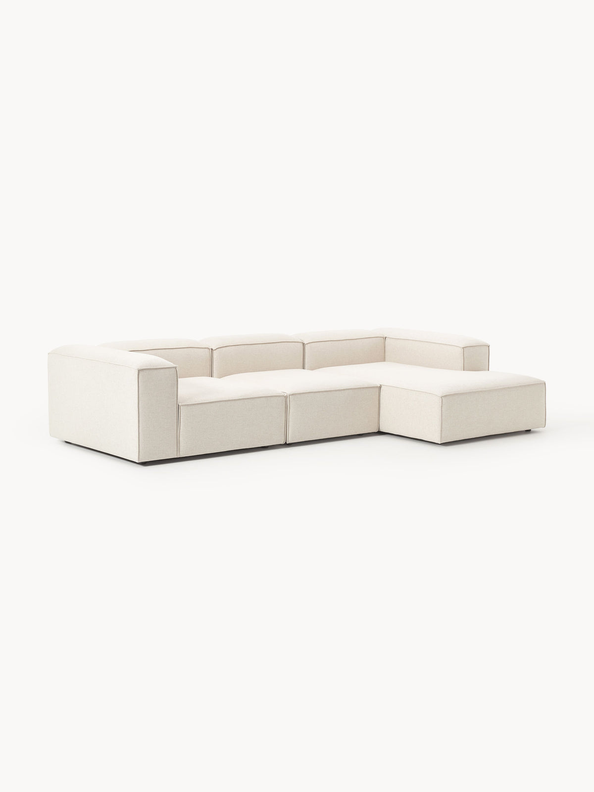 Lenfeld Modular Corner Sofa (4-Seater) in Linen Blend