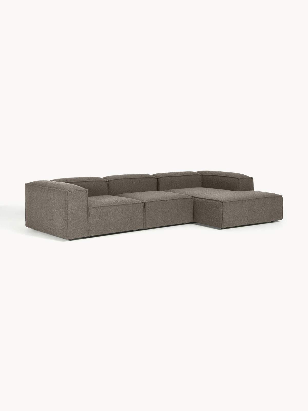 Lenfeld Modular Corner Sofa in Bouclé, 4-Seater