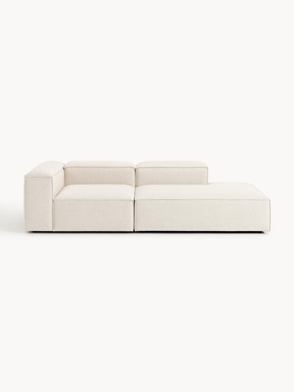 Lenfeld Modular Linen Blend Ottoman