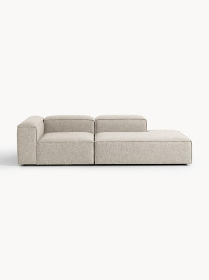 Lenfeld Modular Linen Blend Ottoman