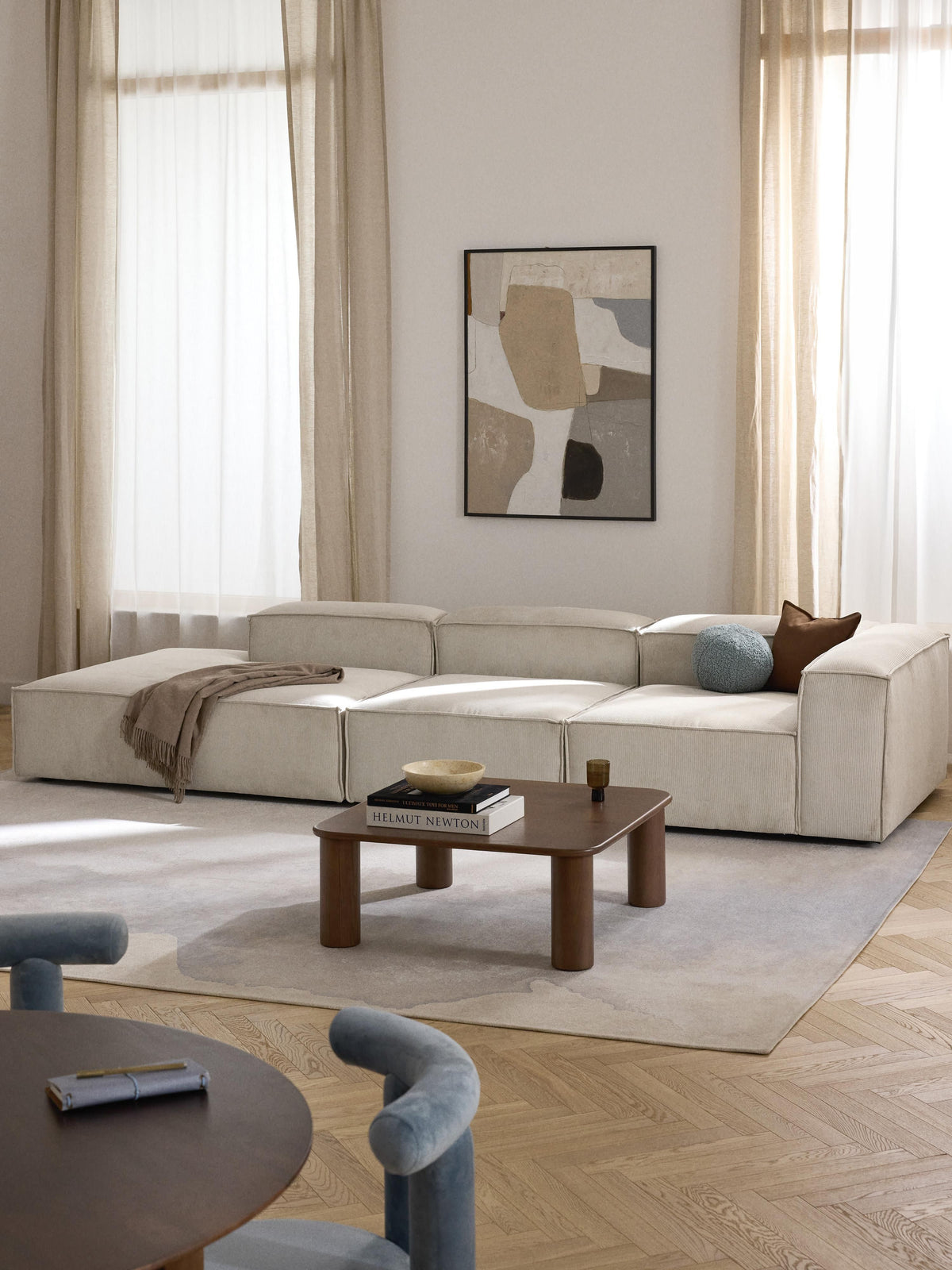 Lenfeld Modular XL Corduroy Ottoman