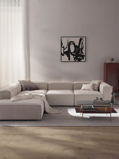 Lenfeld Modular XL Corner Sofa (4-Seater) in Bouclé