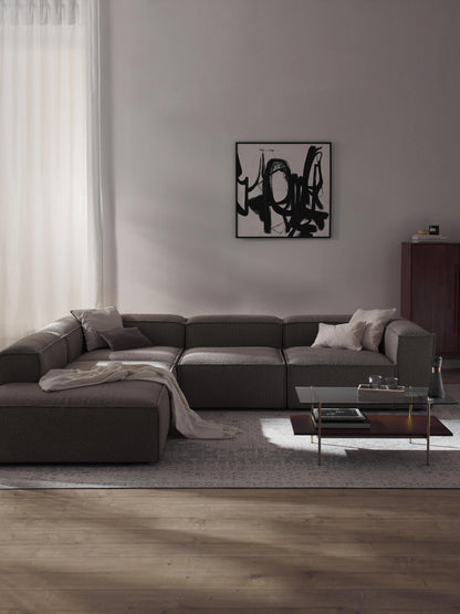 Lenfeld Modular XL Corner Sofa (4-Seater) in Bouclé