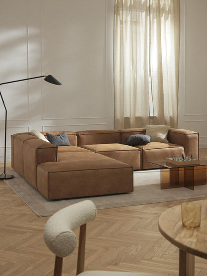 Lenfeld Modular XL Corner Sofa (4-Seater) in Leather