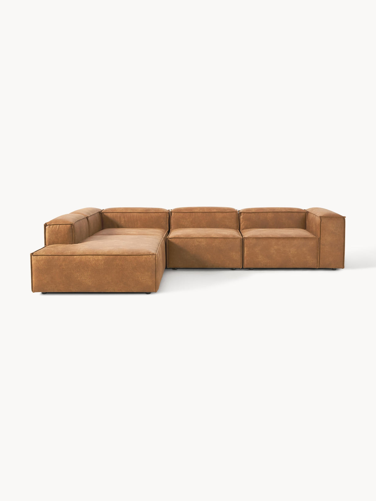 Lenfeld Modular XL Corner Sofa (4-Seater) in Leather