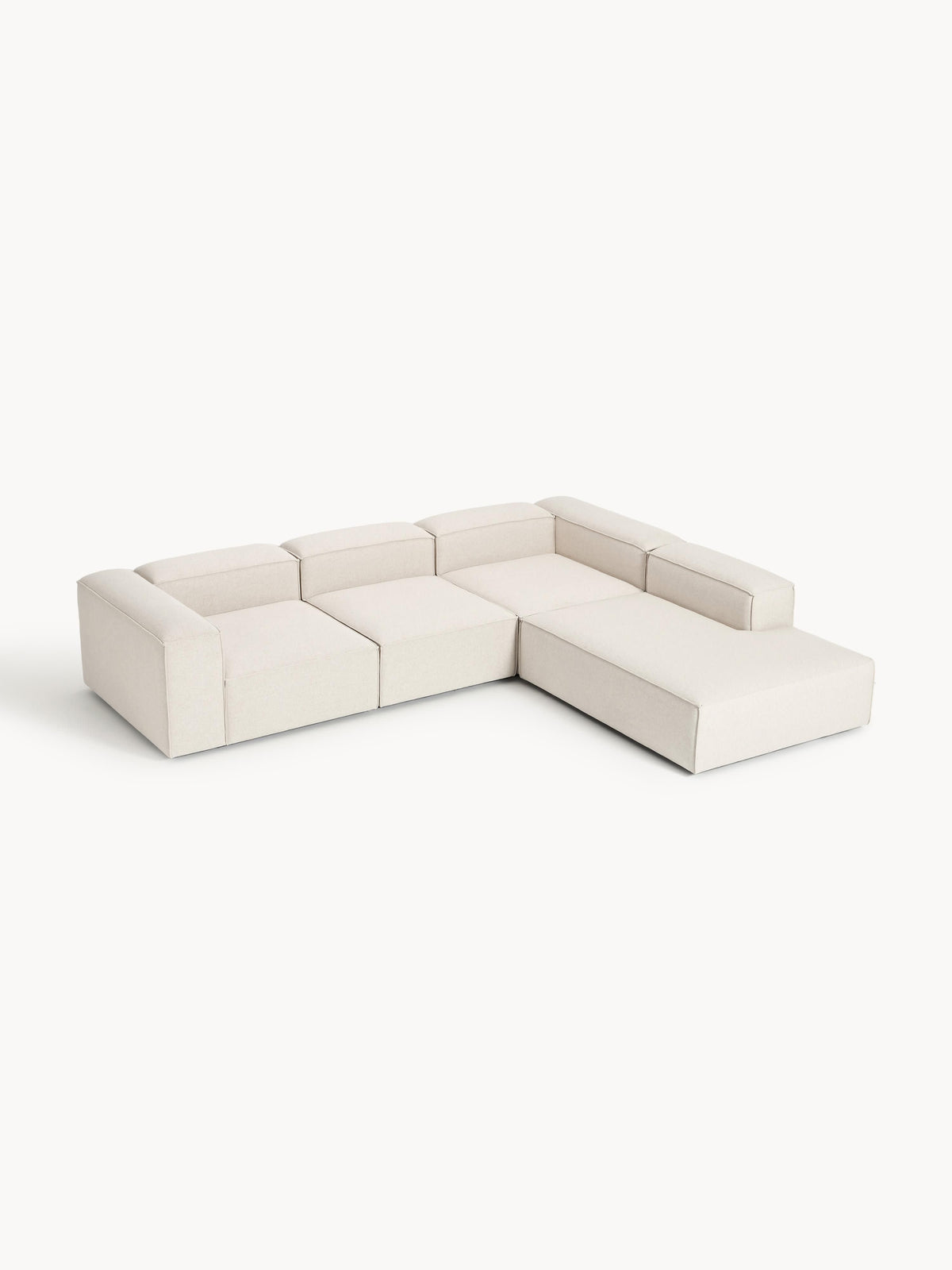 Lenfeld Modular XL Corner Sofa (4-Seater) in Linen Blend