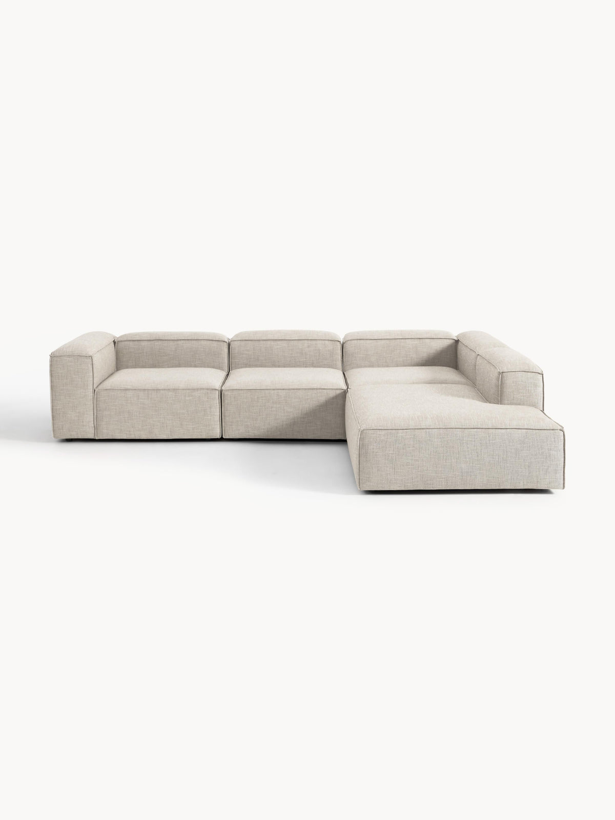 Lenfeld Modular XL Corner Sofa (4-Seater) in Linen Blend