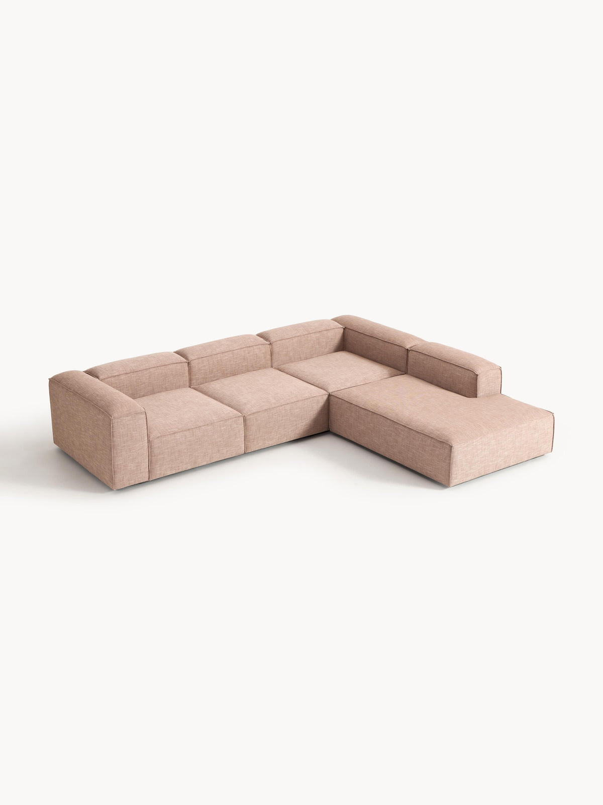 Lenfeld Modular XL Corner Sofa (4-Seater) in Linen Blend
