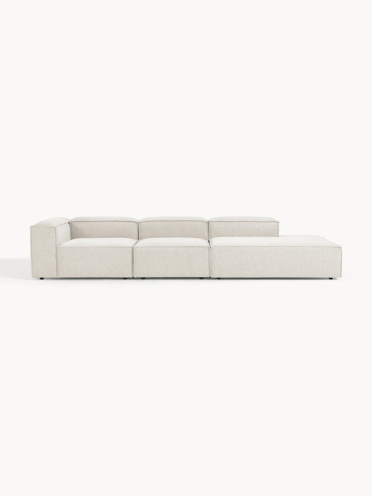 Lenfeld Modular XL Ottoman in Bouclé