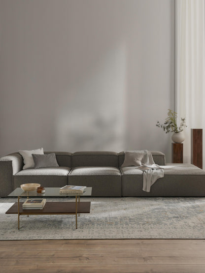 Lenfeld Modular XL Ottoman in Bouclé