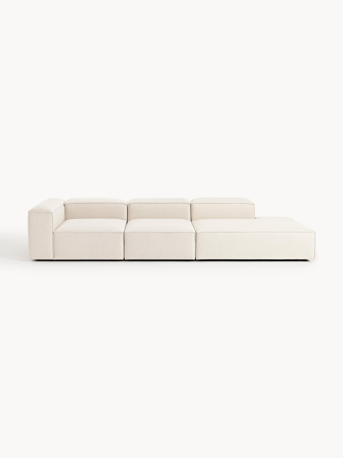 Lenfeld Modular XL Ottoman in Linen Blend