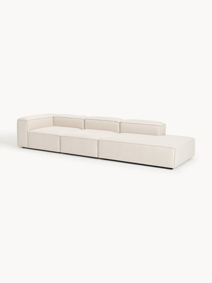 Lenfeld Modular XL Ottoman in Linen Blend
