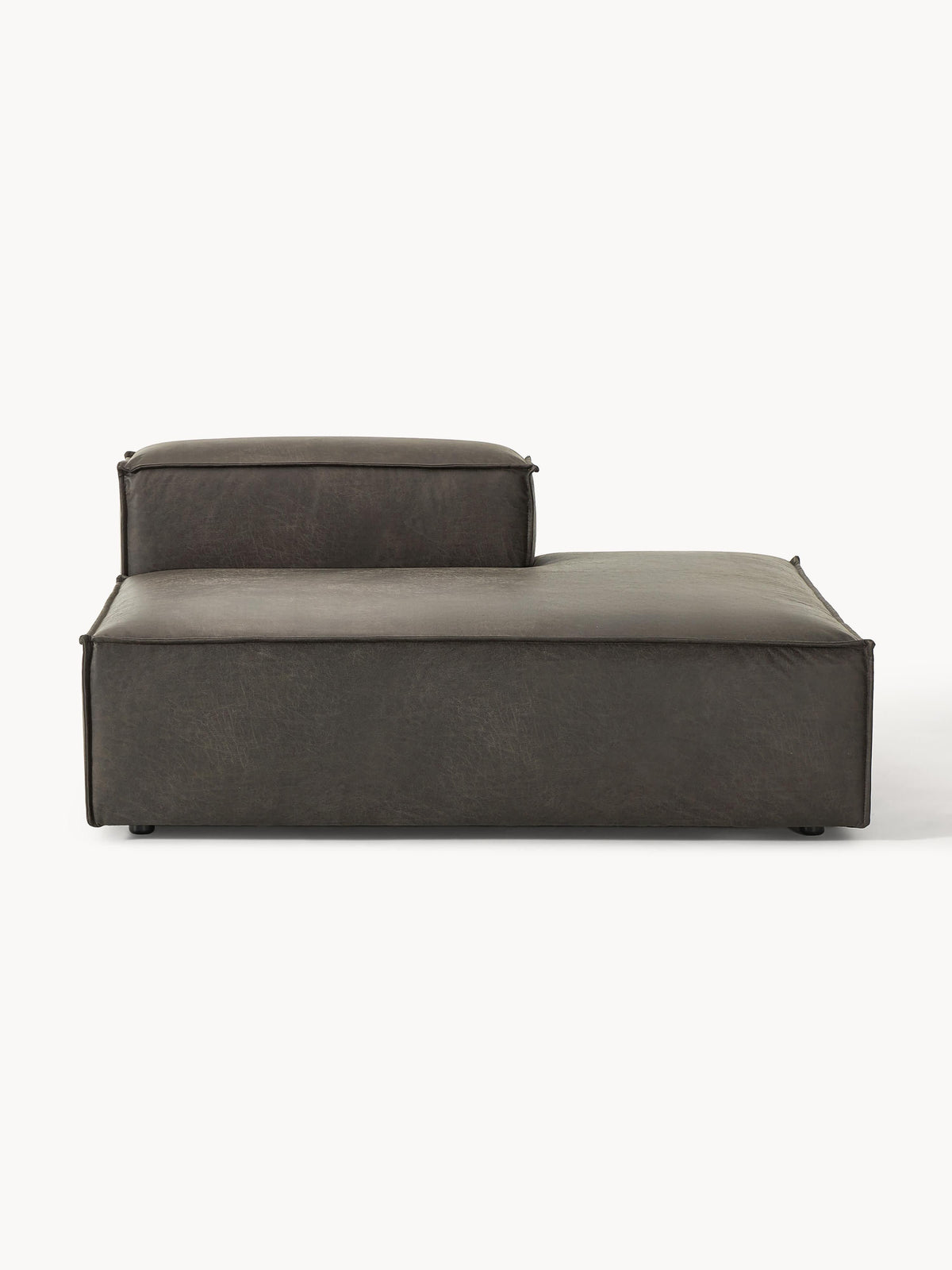 Lenfeld Ottoman Module in Leather