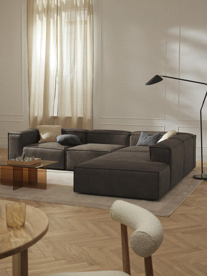 Lenfeld Ottoman Module in Leather