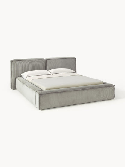 Lenfeld Upholstered Bed in Corduroy