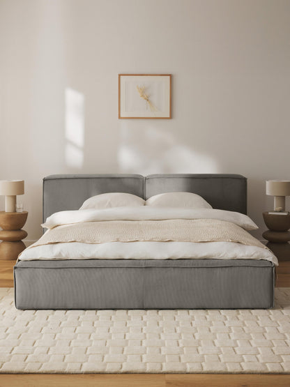 Lenfeld Upholstered Bed in Corduroy