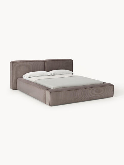 Lenfeld Upholstered Corduroy Storage Bed