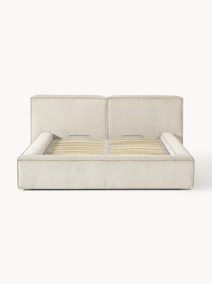 Lenfeld Upholstered Corduroy Storage Bed