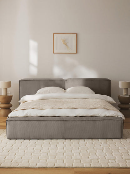 Lenfeld Upholstered Corduroy Storage Bed
