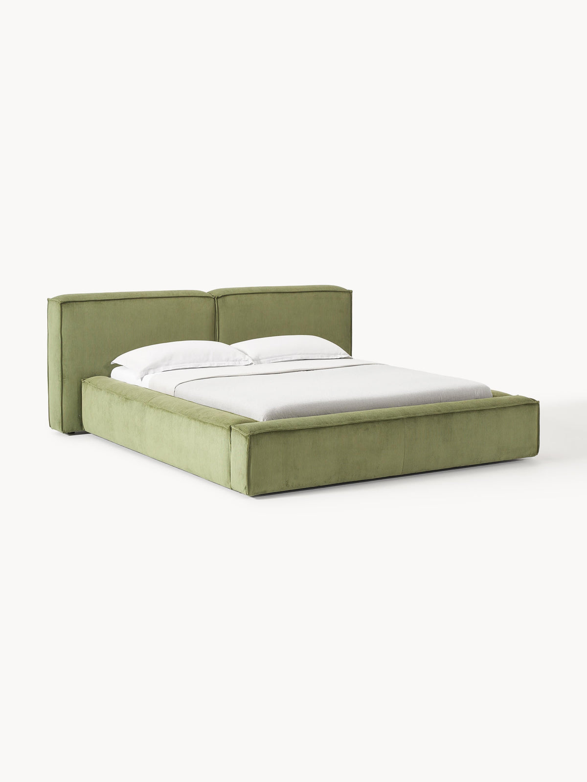 Lenfeld Upholstered Corduroy Storage Bed