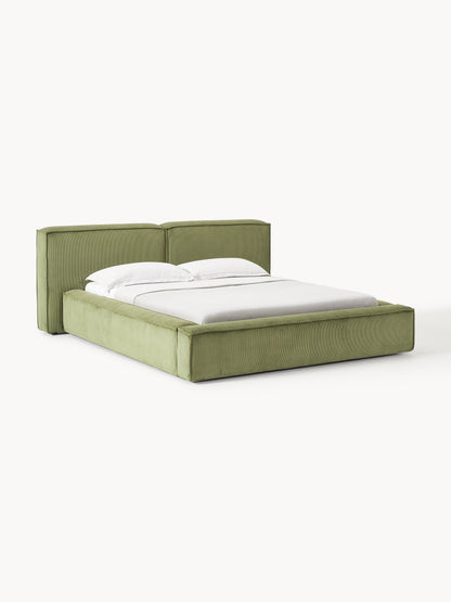 Lenfeld Upholstered Corduroy Storage Bed