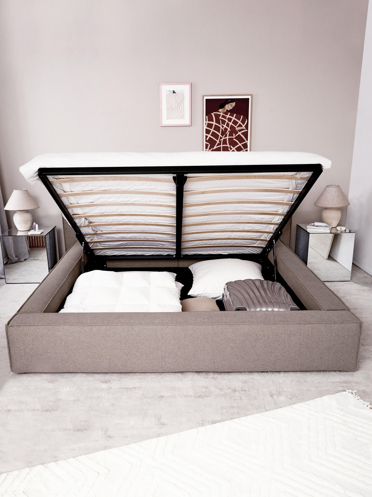 Lenfeld Upholstered Storage Bed