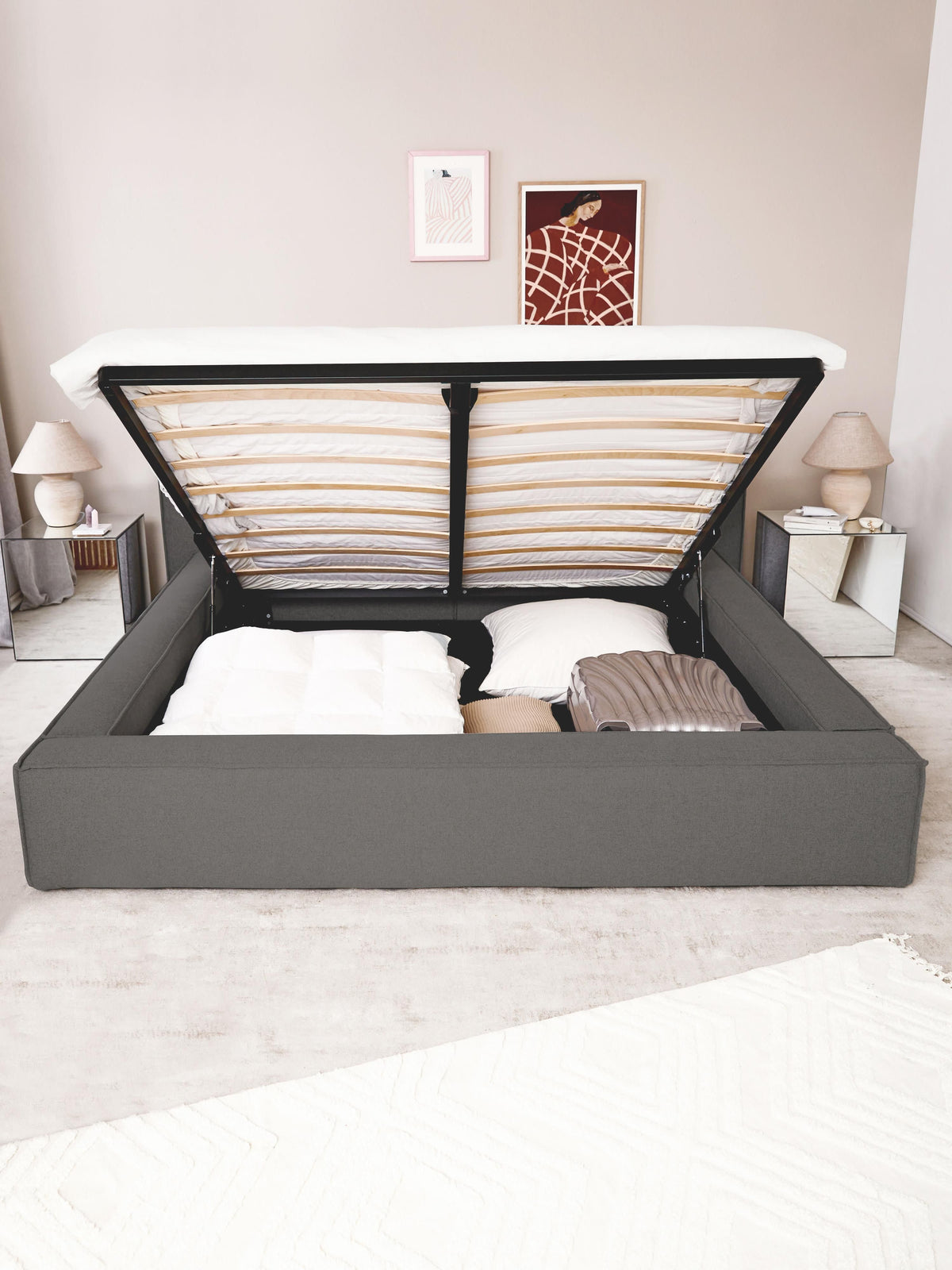 Lenfeld Upholstered Storage Bed