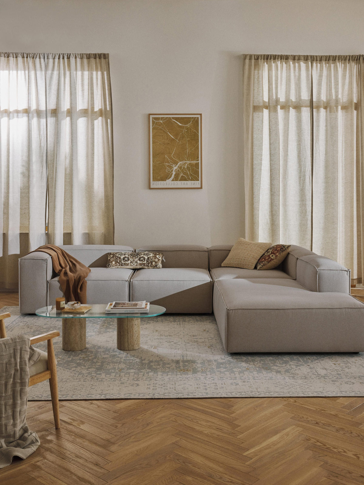 Lenfeld XL Modular Corner Sofa (4-Seater)