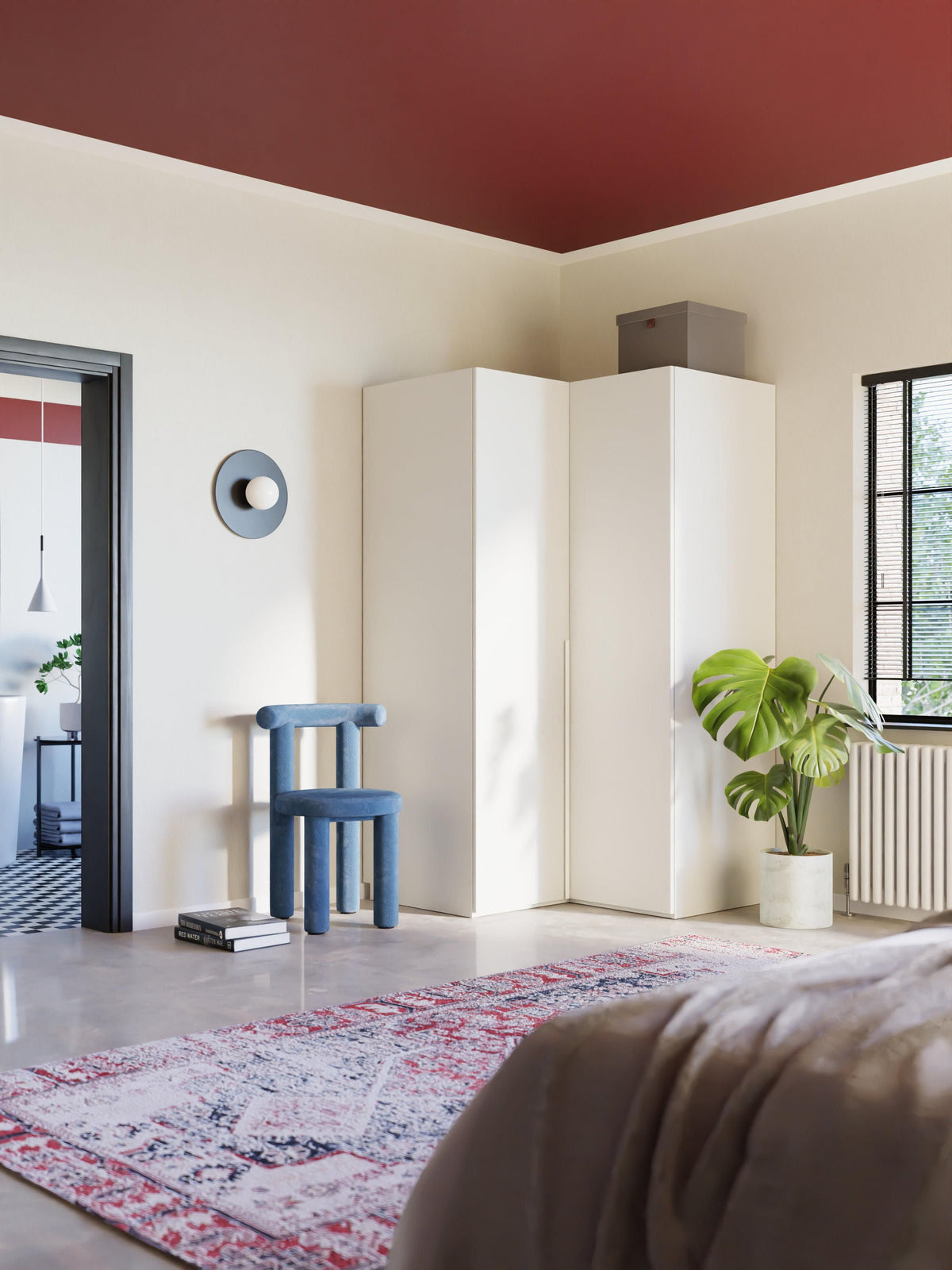 Leonhusen Modular Corner Wardrobe, 115 cm Wide, in Various Sizes