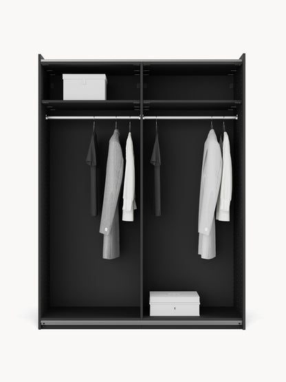 Leonhusen Modular Sliding-Door Wardrobe, 150 cm Wide, in Various Sizes