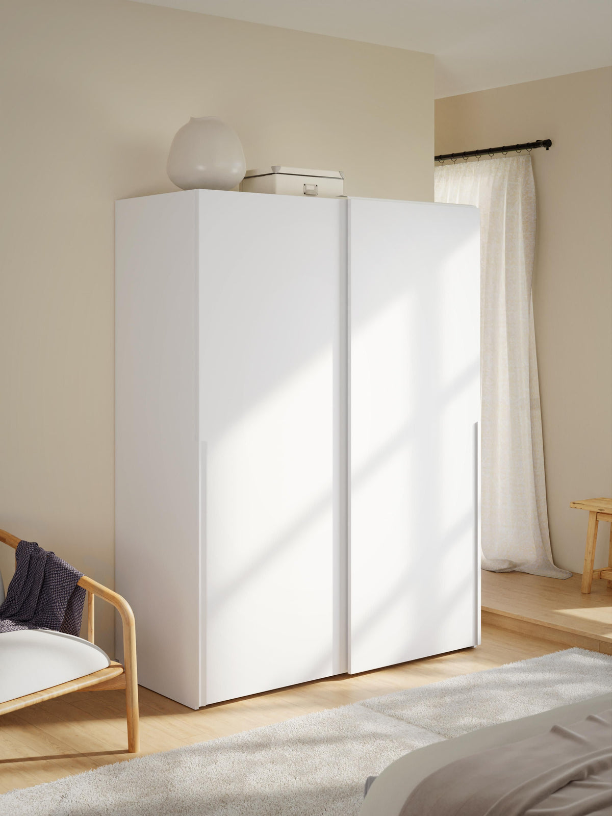 Leonhusen Modular Sliding-Door Wardrobe, 150 cm Wide, in Various Sizes