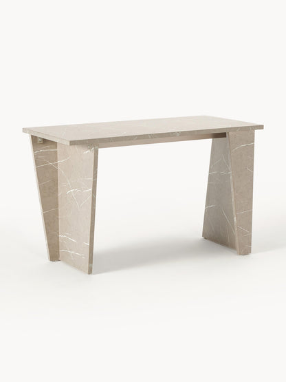 Liamsbek Travertine Look Desk
