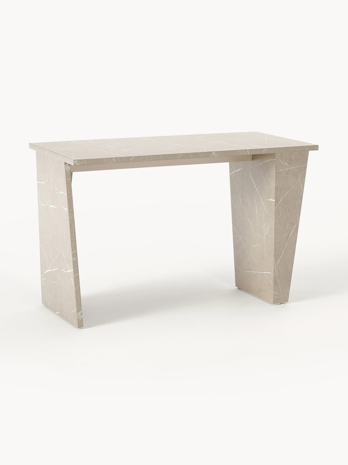 Liamsbek Travertine Look Desk