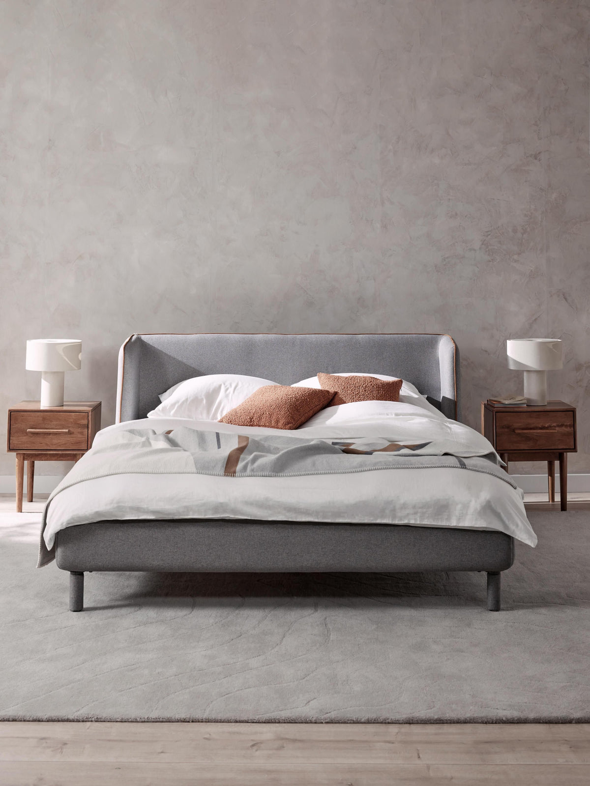 Lumhausen Upholstered Bed with Headboard