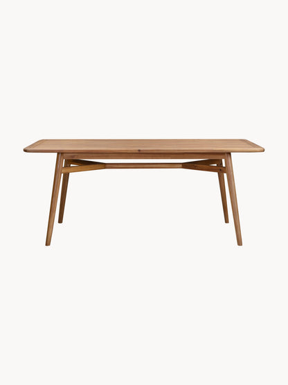 Marclohn Acacia Wood Garden Table, 180 x 90 cm