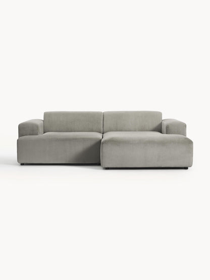 Melbrandt 3-Seater Corduroy Corner Sofa