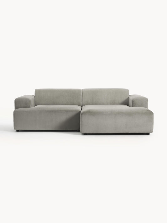 Melbrandt 3-Seater Corduroy Corner Sofa