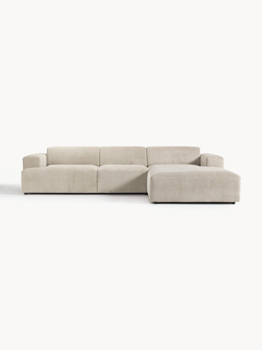 Melbrandt Corner Sofa (4-Seater) in Corduroy