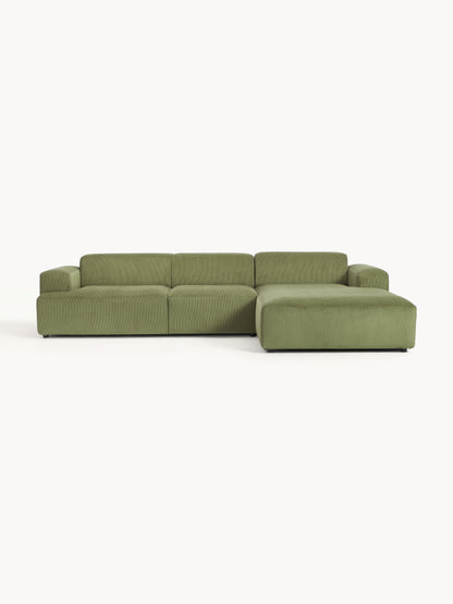 Melbrandt Corner Sofa (4-Seater) in Corduroy