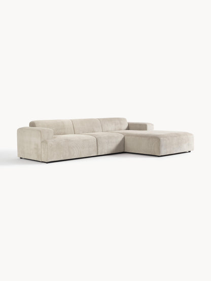 Melbrandt Corner Sofa (4-Seater) in Corduroy