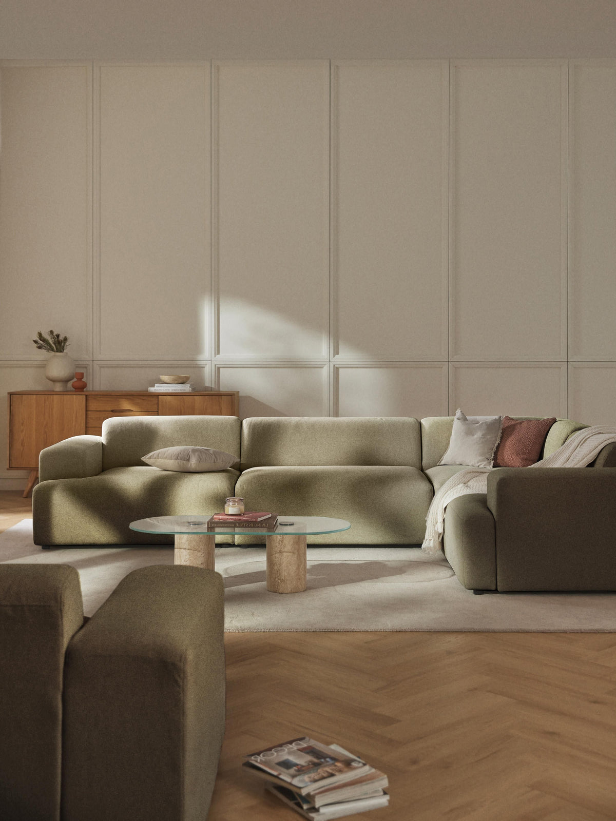 Melbrandt Large 4-Seater Corner Sofa