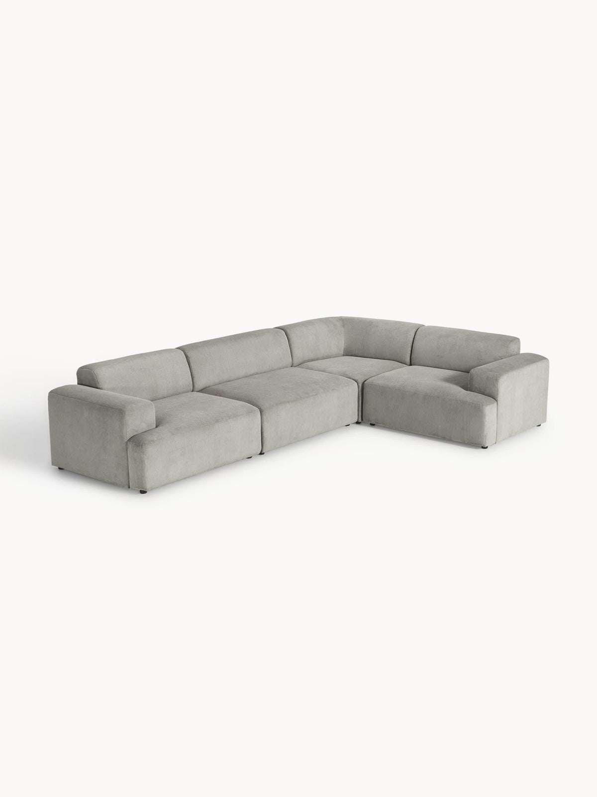 Melbrandt Large Corner Sofa in Corduroy (4-Seater)