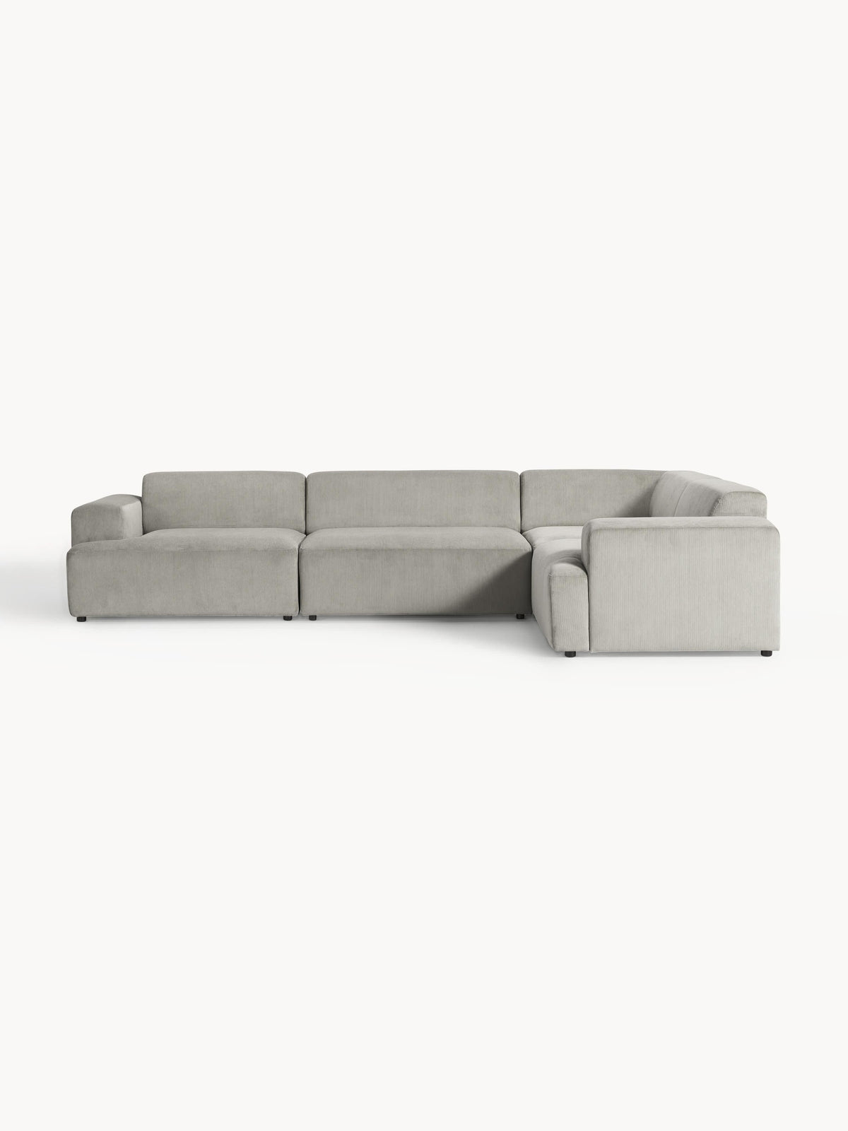 Melbrandt Large Corner Sofa in Corduroy (4-Seater)